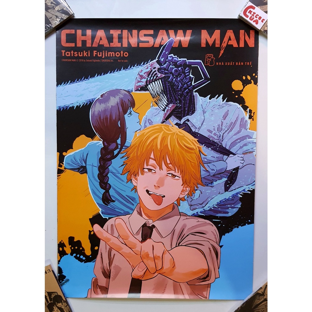 Poster Chainsaw Man - Look Back - CHÍNH HÃNG từ NXB TRẺ - AniAni Festival
