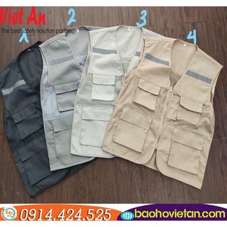Áo gile kỹ sư công trình, giám sát bảo hộ lao động