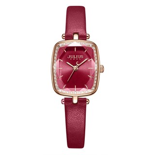 Đồng hồ nữ Julius Hàn Quốc JA-1341 dây da
