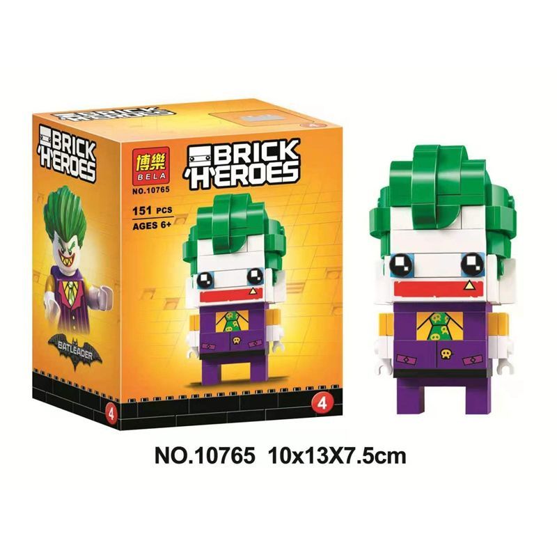 Đồ Chơi Lắp Ráp Hình Anh Hùng Đầu Vuông Nhỏ Thông Minh Cho Trẻ Em