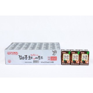 Sữa đậu đen óc chó hạnh nhân 140ml * 24 hộp