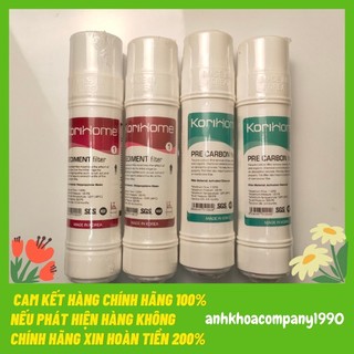 Lõi lọc nước Korihome Combo 02 lõi Sediment và 02 lõi Pre carbon