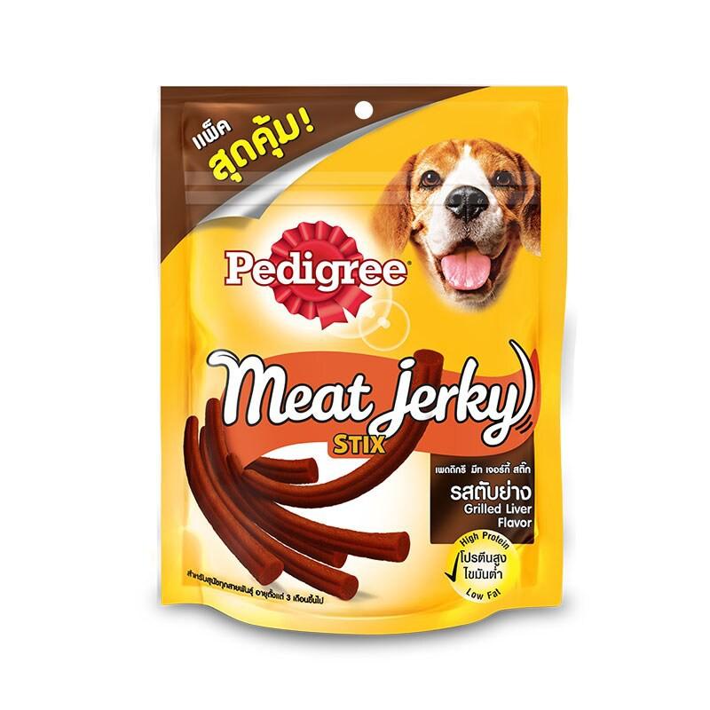 THỨC ĂN VẶT CHO CHÓ Pedigree Meat Jerky Gói 60g và Gói 80g Xuất xứ Thái Lan