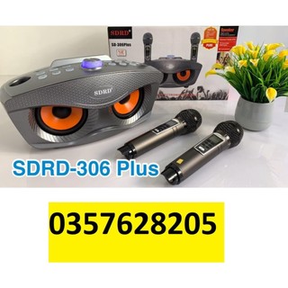 Loa bluetooth karaoke sdrd sd 306 plus, màn hình hiển thị