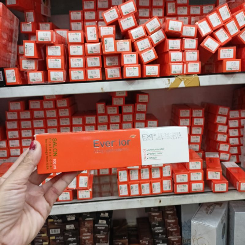 nhuộm everflor 57 màu thời trang lên màu nhanh .