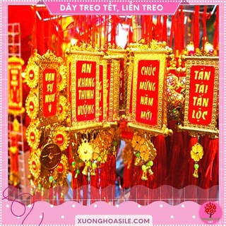 10 DÂY TREO TRANG TRÍ TẾT, LIỄN TREO TẾT