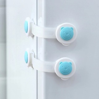 Khóa cửa tủ lạnh mini giá rẻ, khóa gài tủ vải đựng quần áo, tủ nhựa, tủ giày gỗ thông minh, ngăn kéo, dây cài tủ lạnh