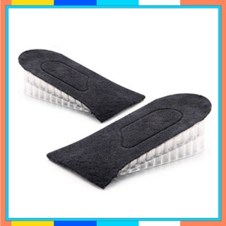 Lót độn đế silicone tổ ong mặt vải 2 lớp có thể tách rời giúp tăng 3.5cm chiều cao cho tất cả các loại giày