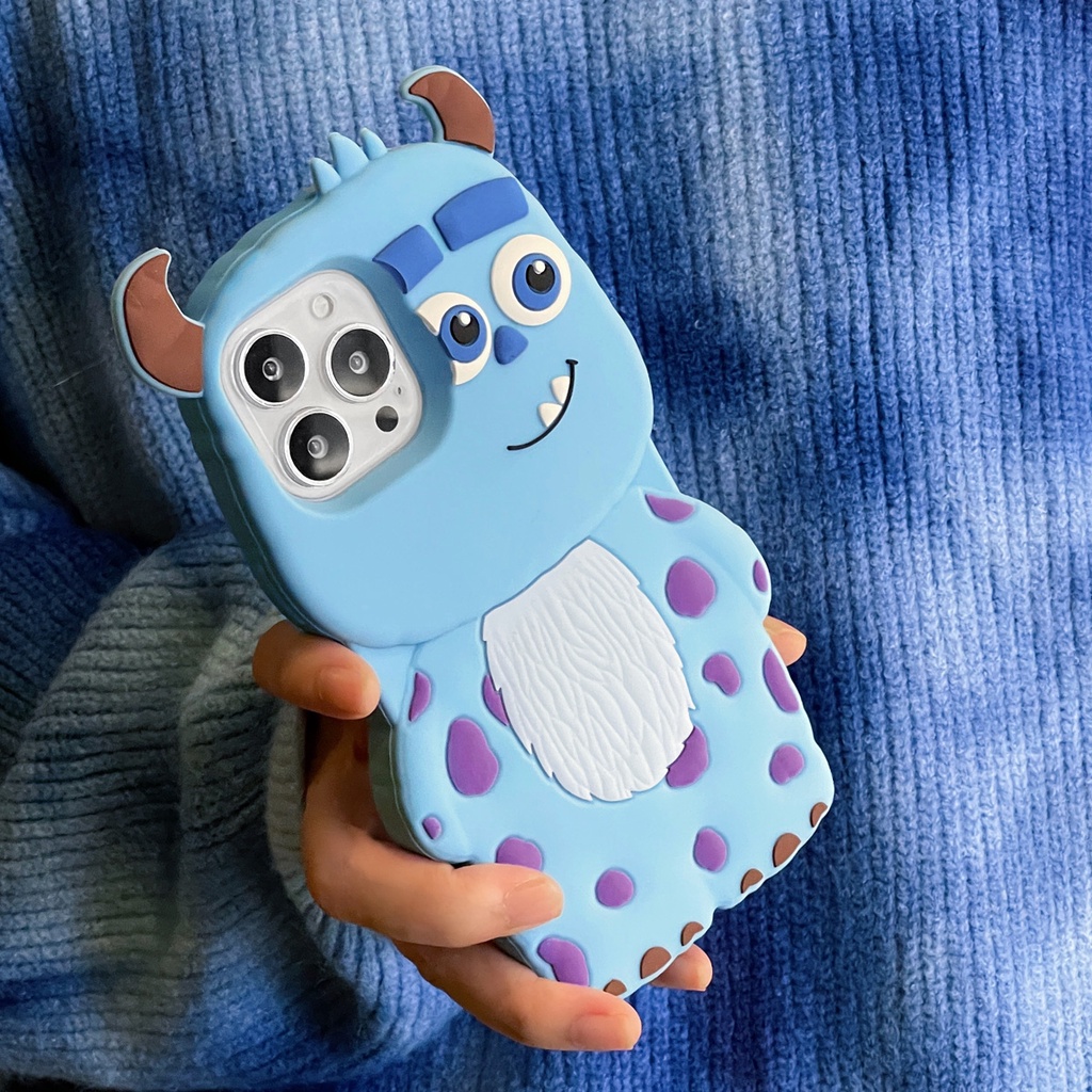 Ốp Điện Thoại Silicon Họa Tiết Hoạt Hình Blue Sulley Cho iphone 14 13 12 11 pro xr x xs max 7 8 6 6s plus