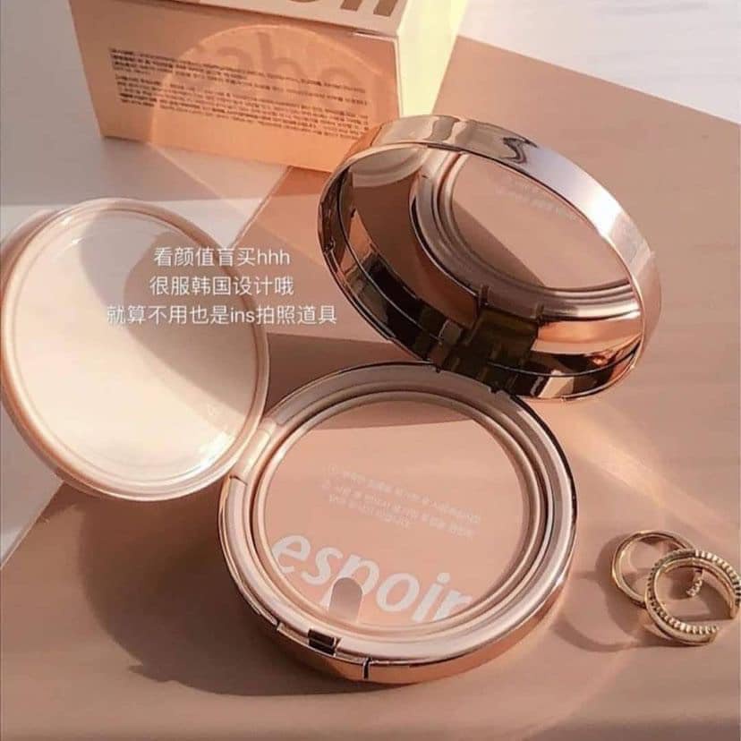 Phấn nước Espoir Pro Tailor Be Glow Cushion SPF42 PA+++ set gồm 1 hộp + kèm 1 lõi