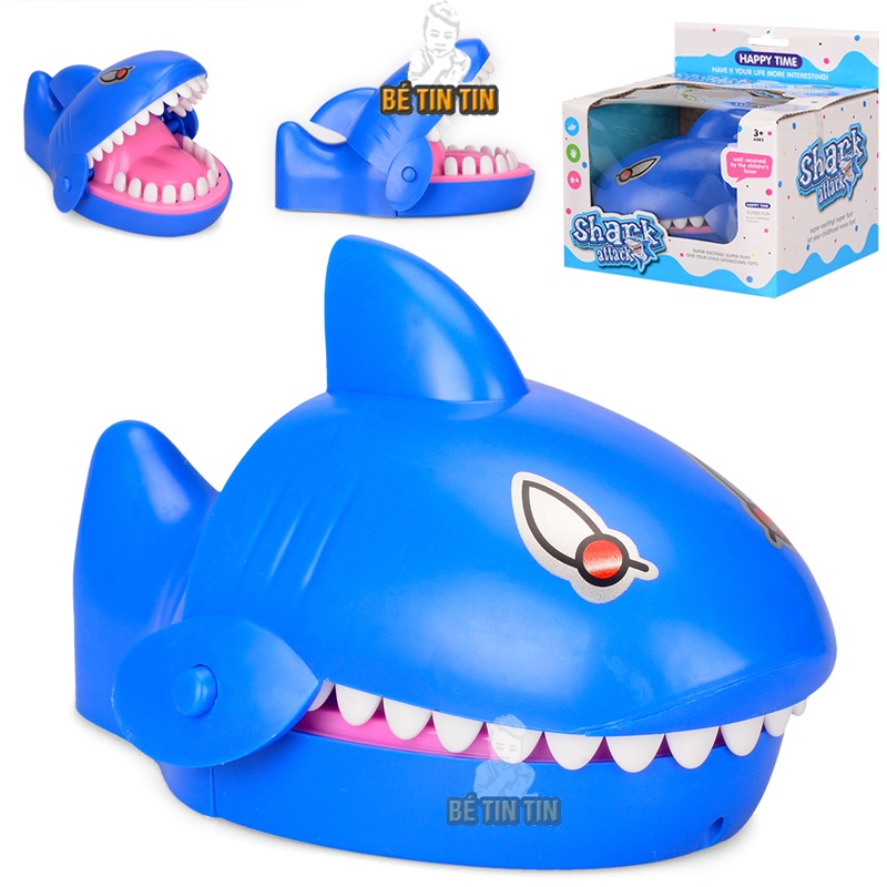 Đồ Chơi CÁ MẬP Cắn Tay CÓ LOA CÓ NHẠC / Đồ Chơi Cá Sấu Khám Răng Cho Bé - Đồ Chơi TinTin