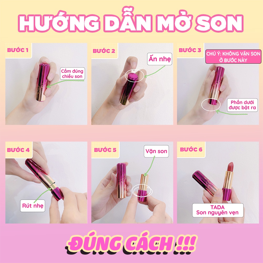 Son Lì Anh Thảo Màu Đỏ Cam Aurora GUO - True Matte Lipstick GUO 5gr