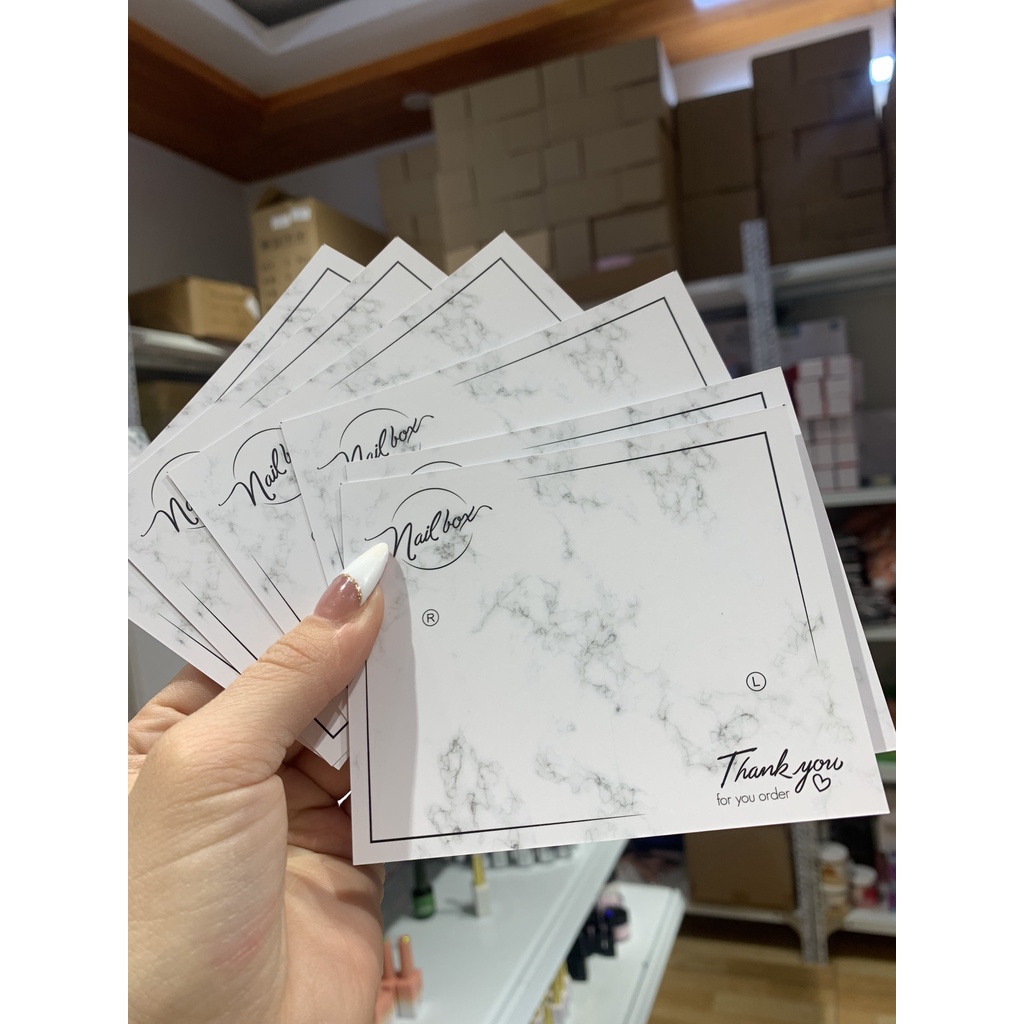 Bìa Giấy Nailbox - Thẻ Nail Box - Tag Gắn Móng Tay Giả Giá Rẻ