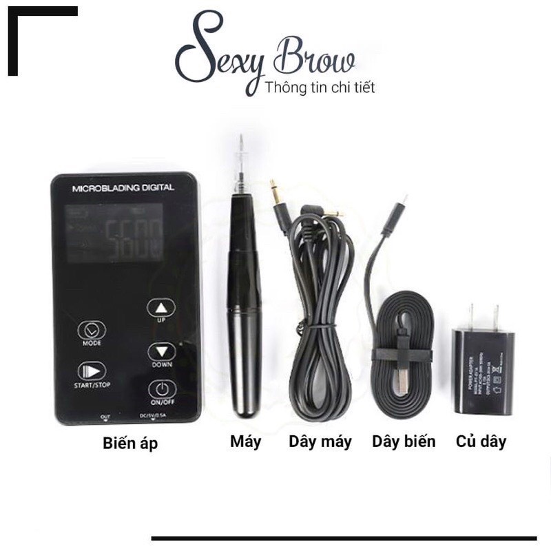 Máy Kỹ Thuật Số Sexy Brown Chính Hãng, Máy KTS Sợi Siêu Nét