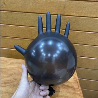 [100c đen ] Găng Tay Y Tế Co Giãn Màu Đen, Bao Tay Cao Su Không Bột