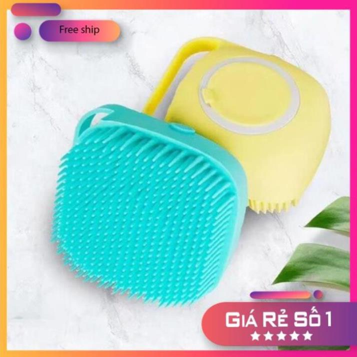 Bông tắm silicon tạo bọt massage