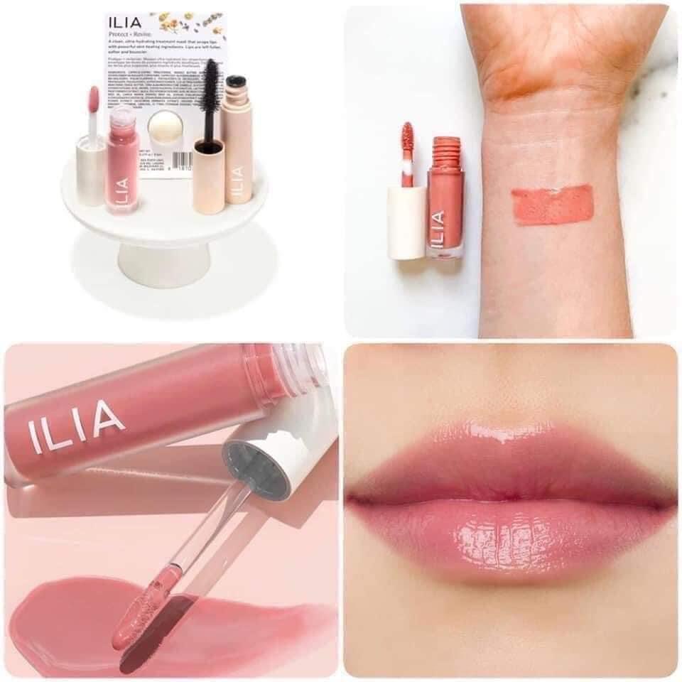 Set Quà Tặng Sephora ILIA (Son Dưỡng - Mascara - Son Kem)