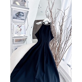 MAXI CỔ YẾM VIỀN ĐÁ XẺ ĐÙI 🍂
