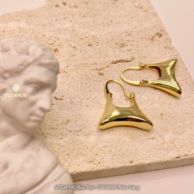Bông tai nữ chuôi bạc 925 Eleanor Accessories thiết kế túi xách basic độc đáo phụ kiện trang sức 4990