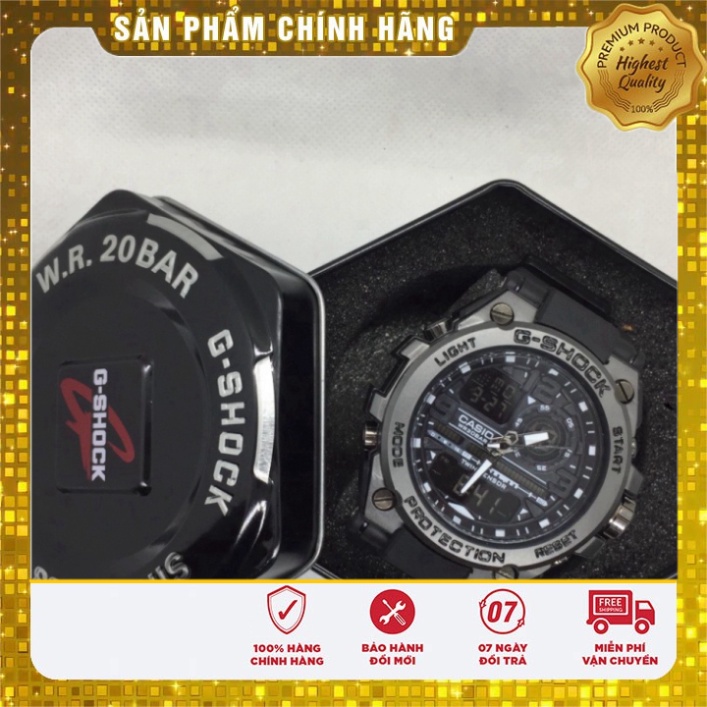 Đồng hồ đeo tay Nam G Shock GTS 8600 Original –Chống nước 20Bar Viền Thép không gỉ, Nam tính, 45mm