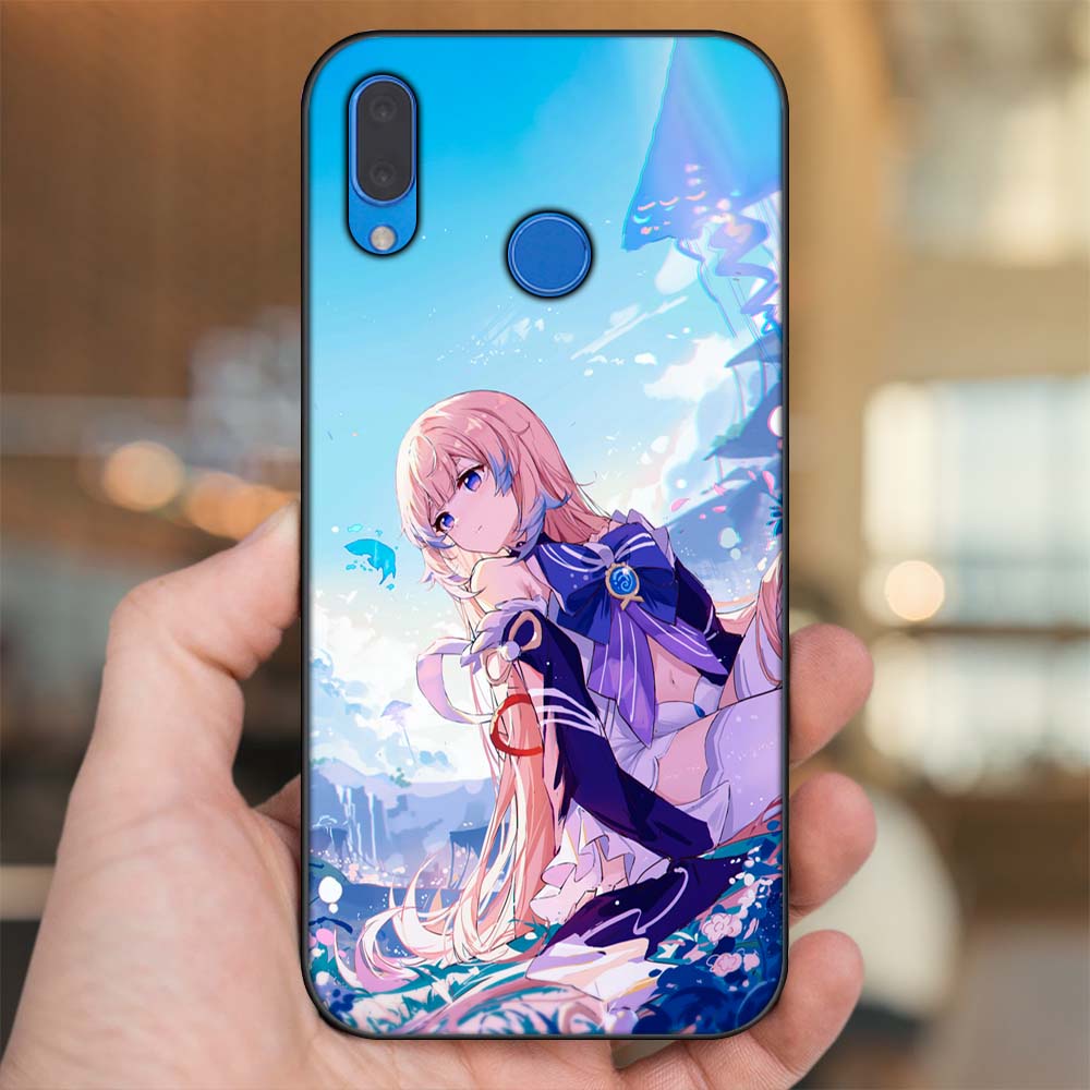Ốp lưng Huawei Nova 3, Nova 3i, Nova 3e, P20 Lite viền đen in hình Sangonomiya Kokomi Genshin Impact