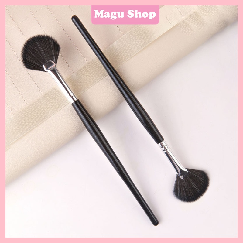 Cọ hình quạt size nhỏ chuyên dùng cho đánh bắt sáng mã CQ213 (thân cọ đen)