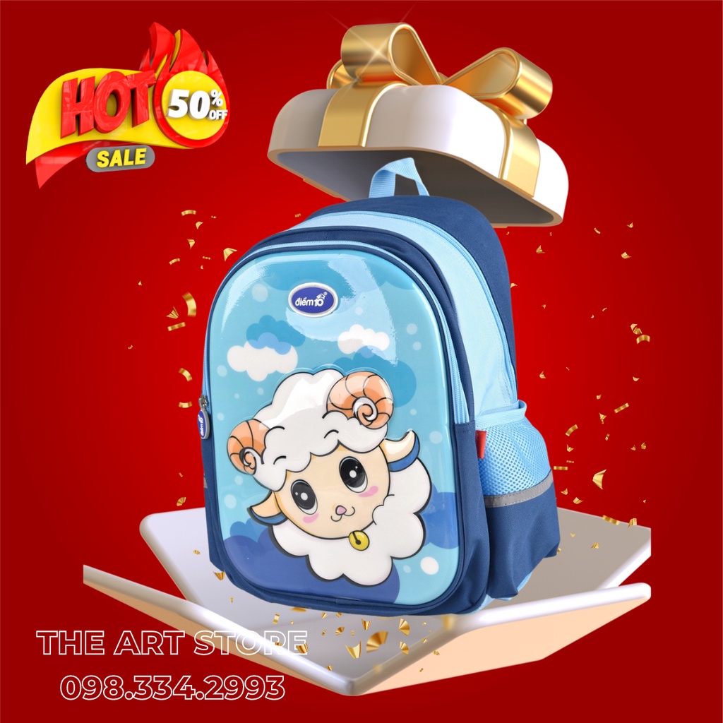 Ba lô học sinh Thiên Long TP-BP07 HÌNH NGẪU NHIÊN ( 1 CỪU &2 CỪU)