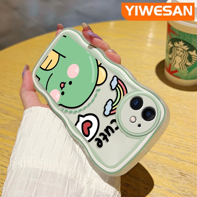 Ốp Điện Thoại Viền Gợn Sóng Hình Khủng Long Cho Samsung galaxy A12 4G A12 5G F12 M12 F23 5G F13 M13 Quantum 2