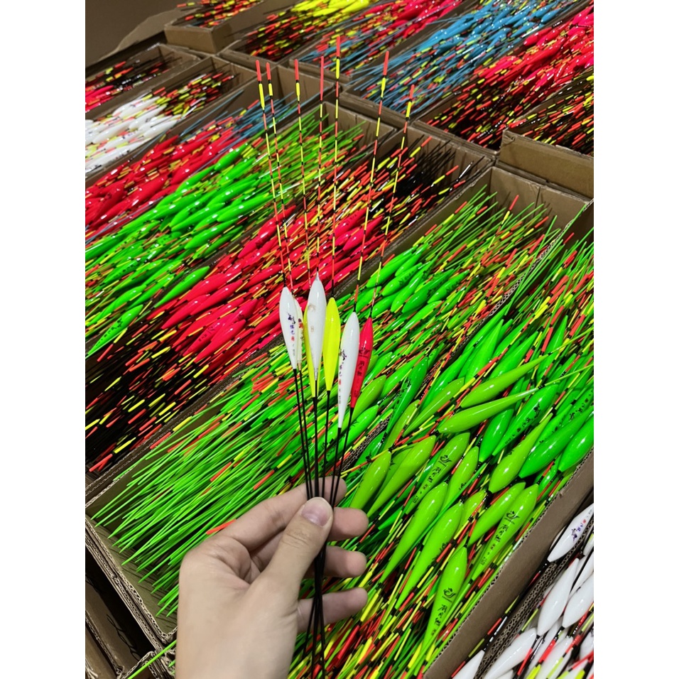 Phao câu đài, combo 3,5,10 phao ngẫu nhiên k trùng màu,30-50cm