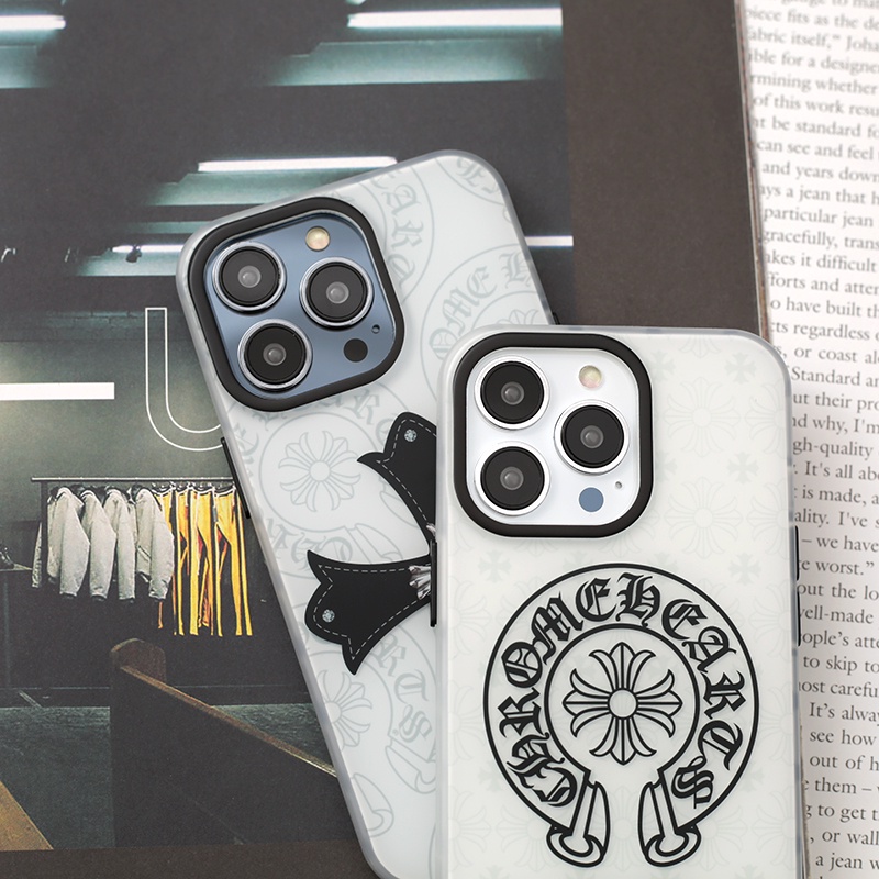 Ốp Điện Thoại Nhựa Cứng In Logo Croxin Hai Mặt Nhám Cho iPhone 14 / 13 / 12 Pro max / 13Pro / 12Pro / 12 / iPhone 11