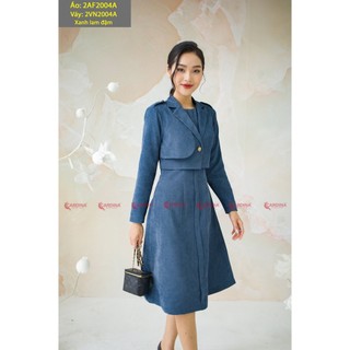 Đầm Nữ 𝐂𝐀𝐑𝐃𝐈𝐍𝐀 Cao Cấp Chất Nhung TĂm Êm Mịn Váy Sát Nách Áo khoác Croptop Hiện Đại Lên Phom Cực Chuẩn
