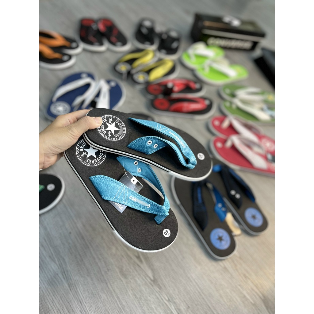 DÉP KẸP Dép Tông Lào Nam Nữ Mẫu Convesse 7 màu Cao Cấp