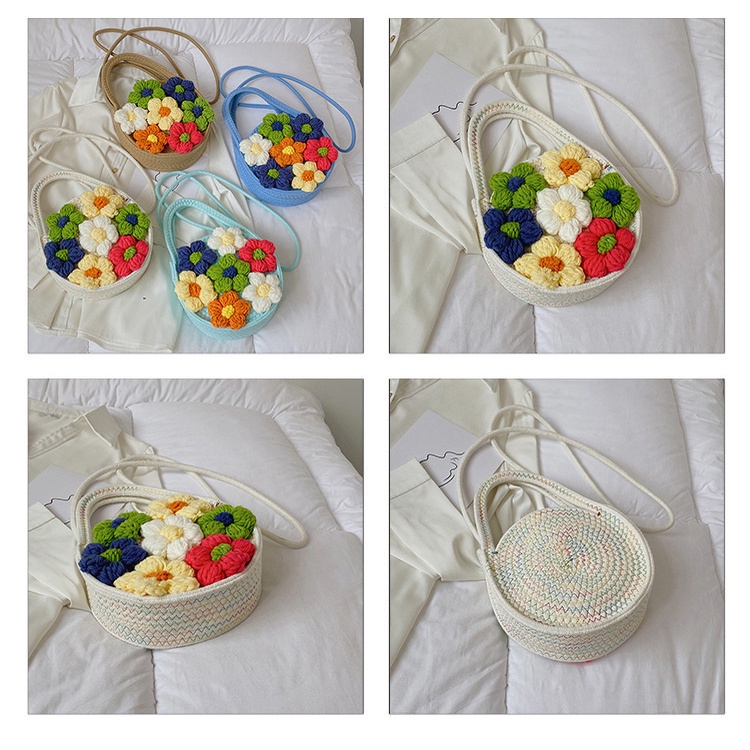 Túi Đeo Chéo Dệt Tay Thời Trang 2022 Cho Nữ