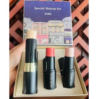 Set kem nền trang điểm siêu đẹp dạng cây Ohui tặng má hồng + thỏi nền bắt sáng