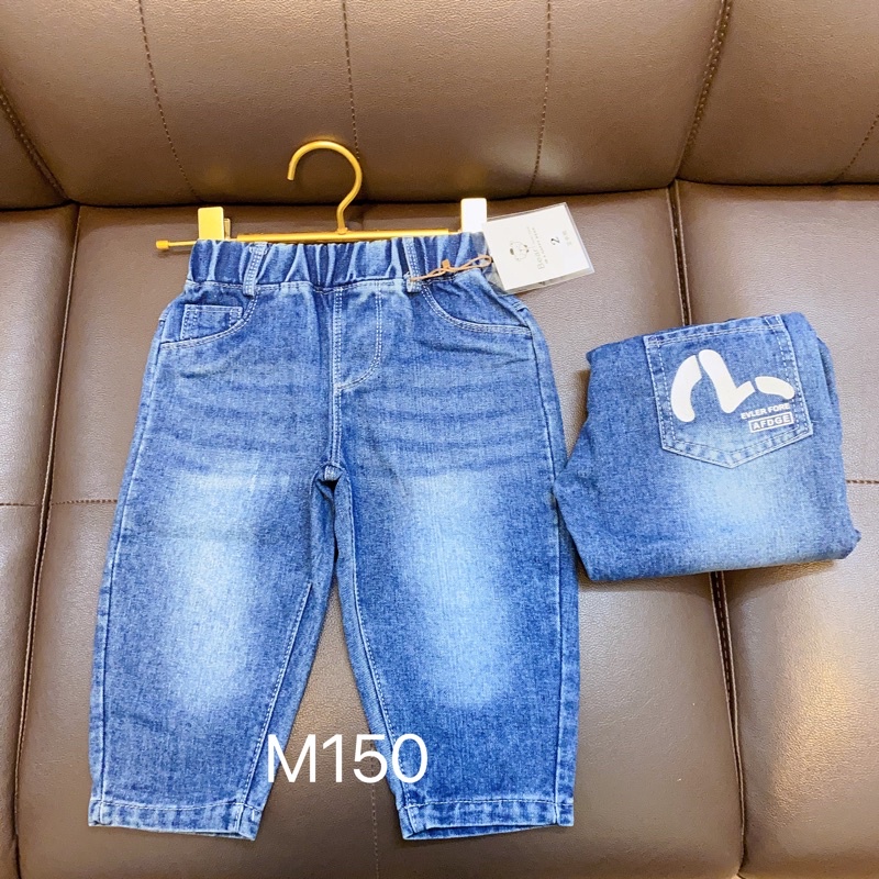 Quần Jean Dài Bé Trai Dáng Baggy, Quần bò bé trai hàn quốc 10-42 kg chất bò dày mềm.