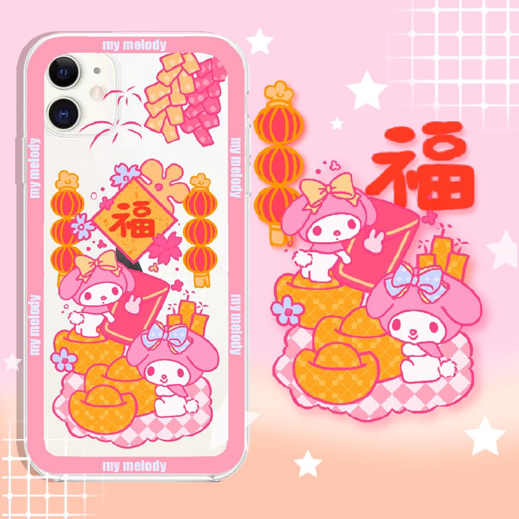 Ốp Điện Thoại TPU Mềm Chống Sốc Hình Hello Kitty Năm Mới 2023 Cho IPhone 14 13 12 PRO 12 mini 11 PRO Max Xs Max XR 6 7 8 Plus SE2020
