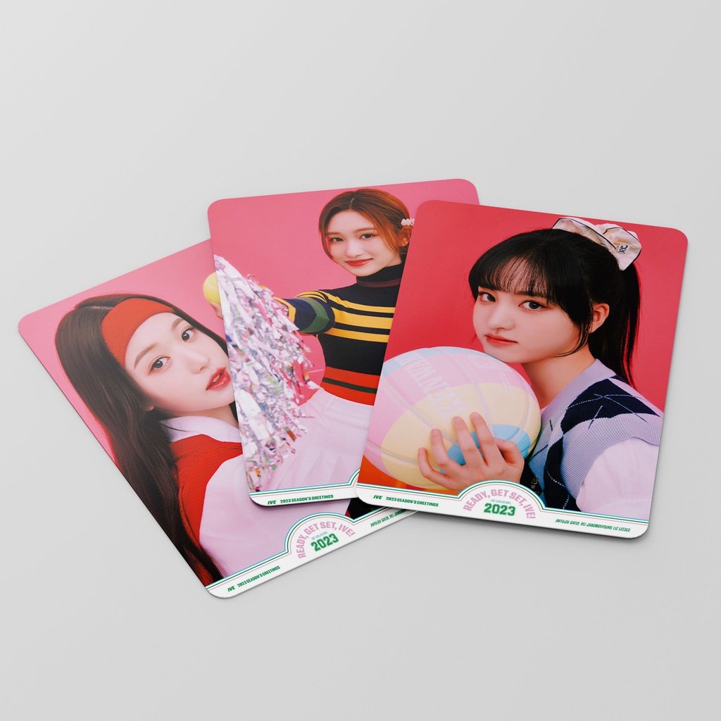 IVE 2023 SEASON'S GREETINGS Photocard IVE Album Debet Eleven & Lovely Vocation & I‘VE SUMMER & LOVE DIVE  Lomo Card Postcard