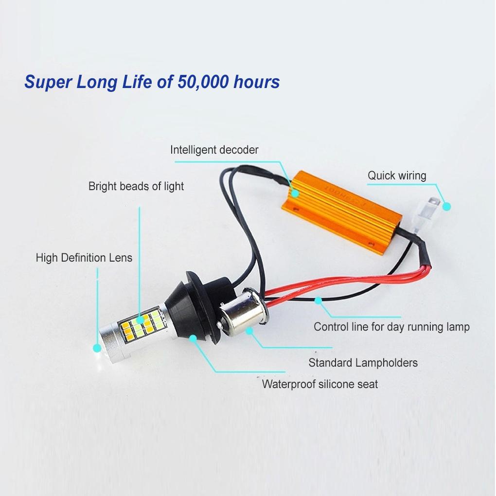 Bộ 2 Đèn Tín Hiệu DRL Cho Xe Hơi