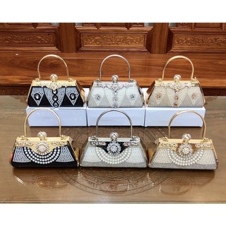 Cốp đá dự tiệc sang chảnh có dây đeo ( hàng full box)
