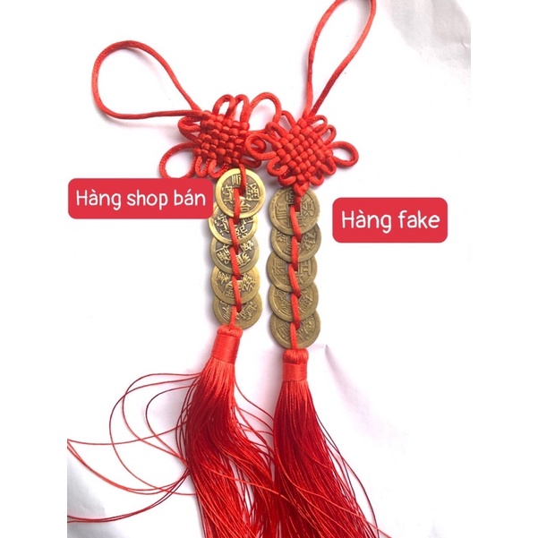 Dây Đồng Xu Ngũ Đế May Mắn Tài Lộc
