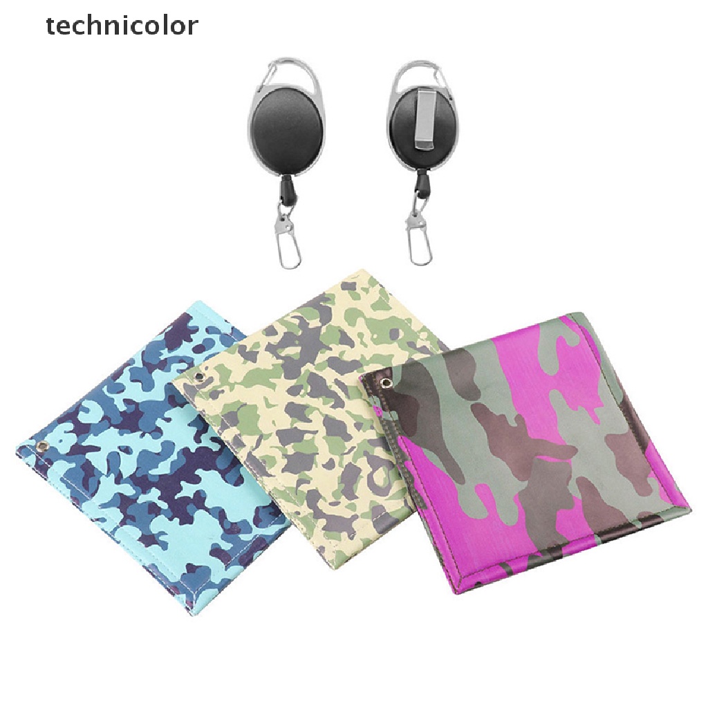 Khăn Lau Bóng Golf Mini Hình Vuông Nhiều Màu Có Khóa Thu Gọn TYG