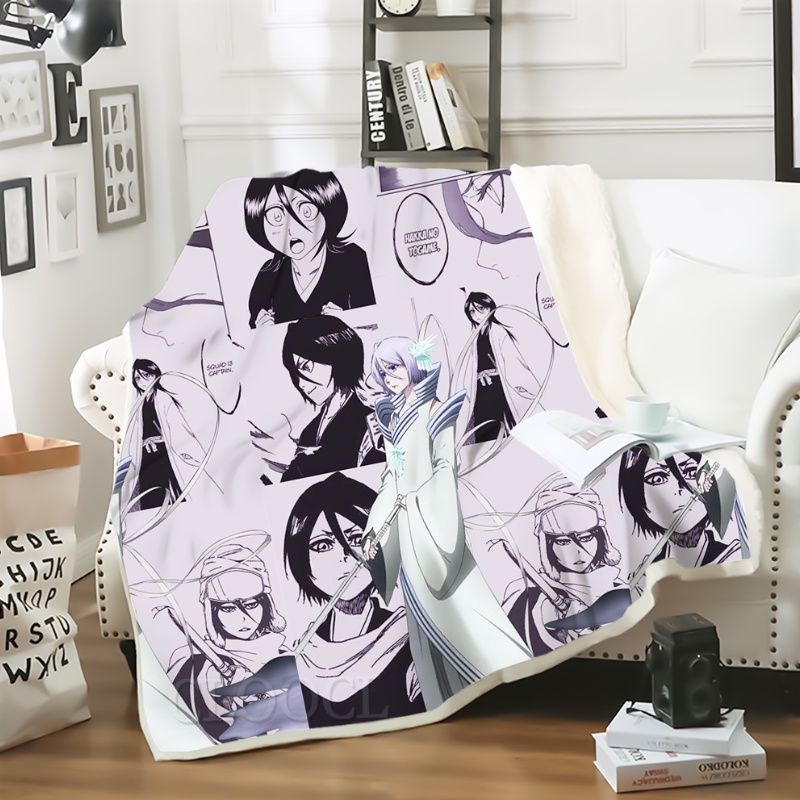 Chăn Bông Mềm Hai Lớp In Hình Tom Và Jerry 3D Dễ Thương