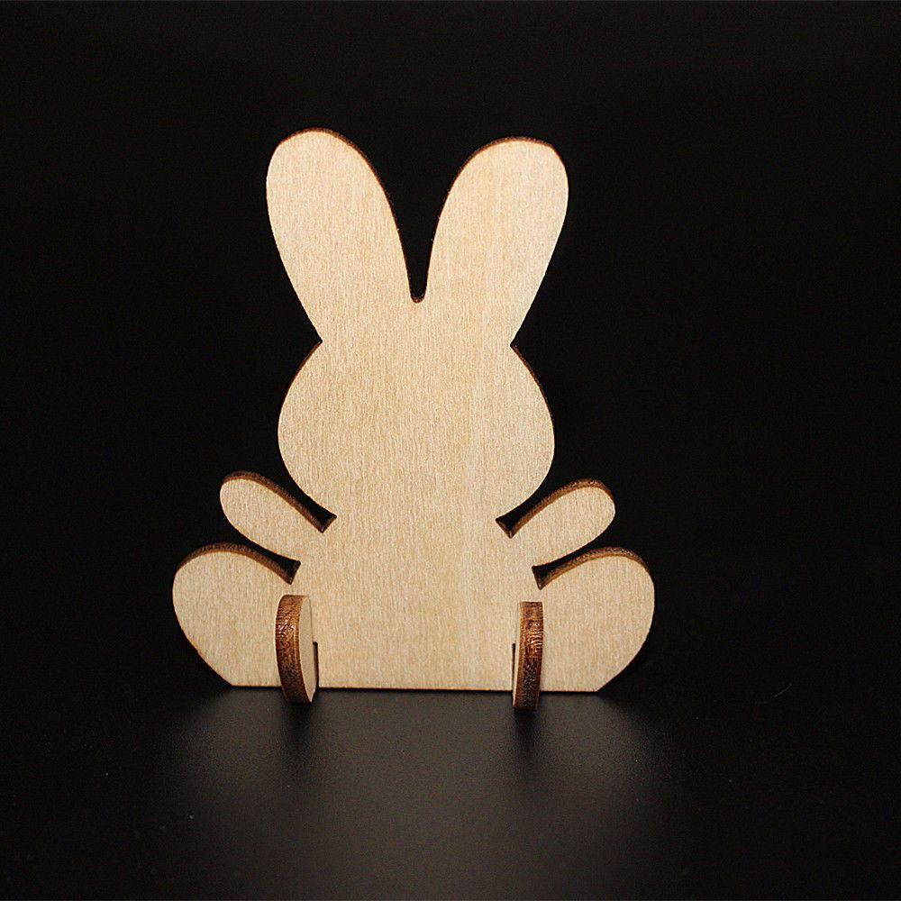 CONOPERY Bộ 10 Mặt Dây Chuyền Bằng Gỗ Dùng Trang Trí Lễ Phục Sinh DIY