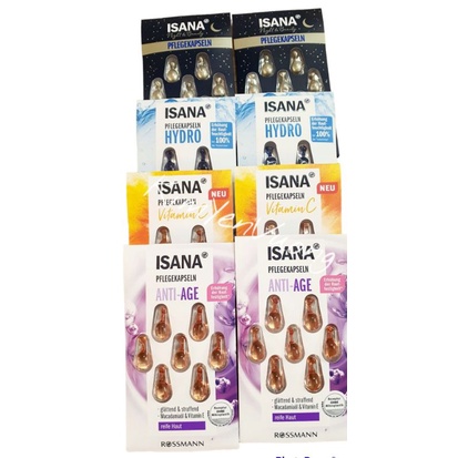 Viên nan Serum ISANA dưỡng da hàng nội địa Đức.Mẫu mới nhất hiện nay