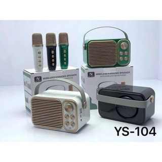 Loa Bluetooth YS 104 Kèm Mic Mini Hát Karaoke