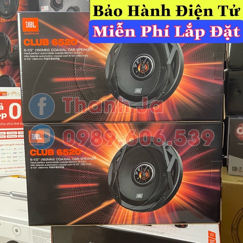 Loa Xe JBL Cub 6500C 6520 , Sub Gầm JBL Nano , DSP Radical RA6 II