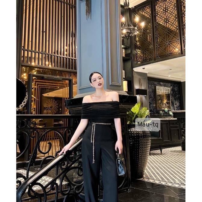 Áo phông rúm trễ vai co giãn nhẹ 45-53kg về 4 màu chuẩn mẫu