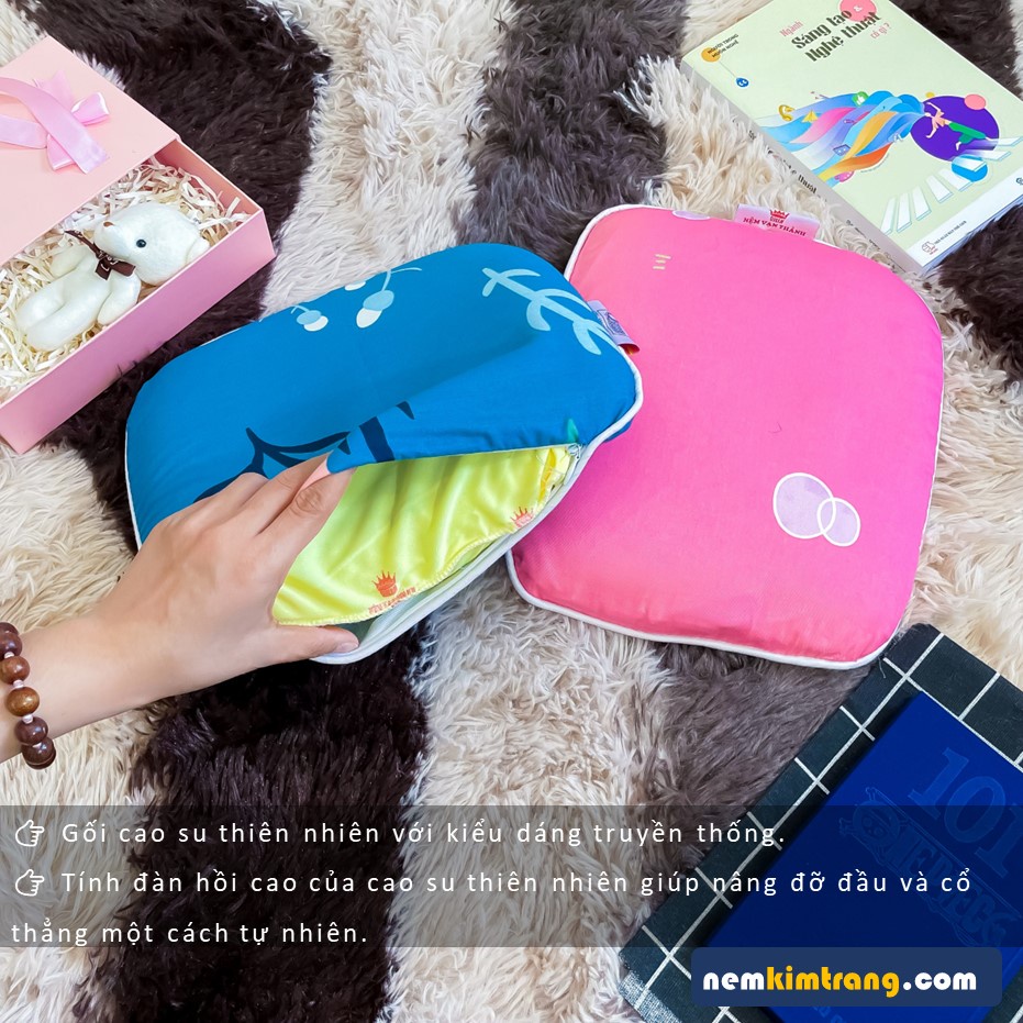 Gối Cao Su Lõm Trẻ Em Vạn Thành - CHÍNH HÃNG, CAO CẤP