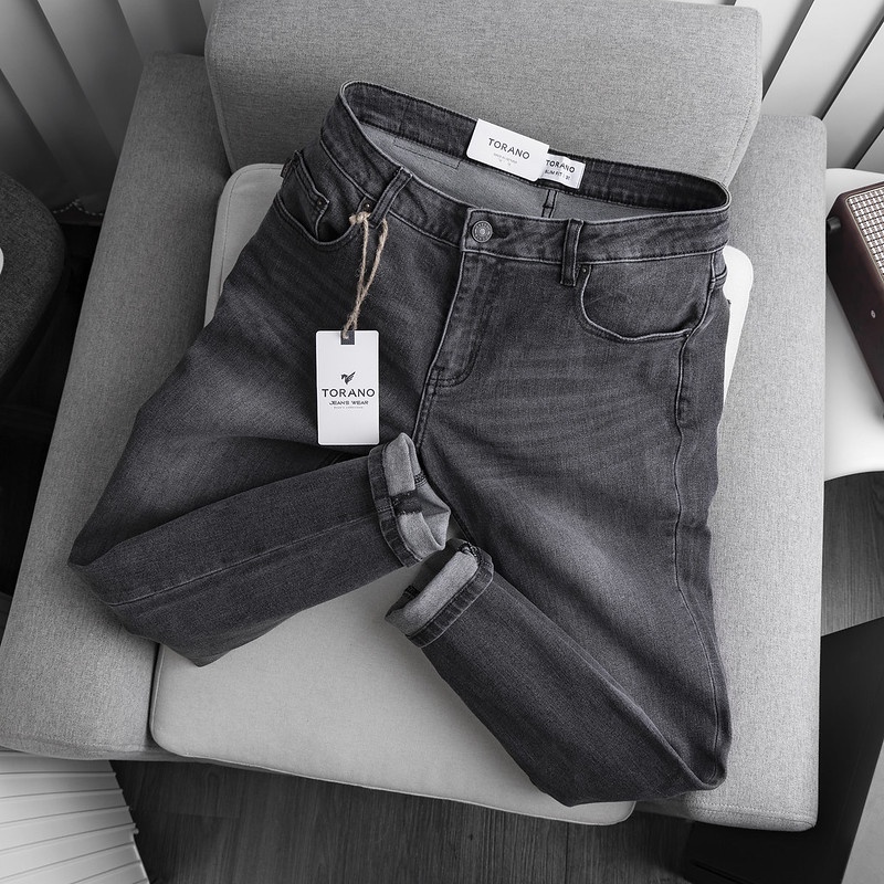 Quần Jeans nam TORANO dáng basic Slim Co Giãn Tốt, Không Bai Xù, Bền Màu, Phom Trẻ Trung DABJ901