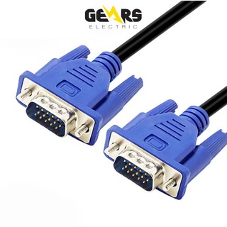 Dây vga đen đầu xanh dài 1.5m - dây cáp kết nối 2 đầu dây vga gear79